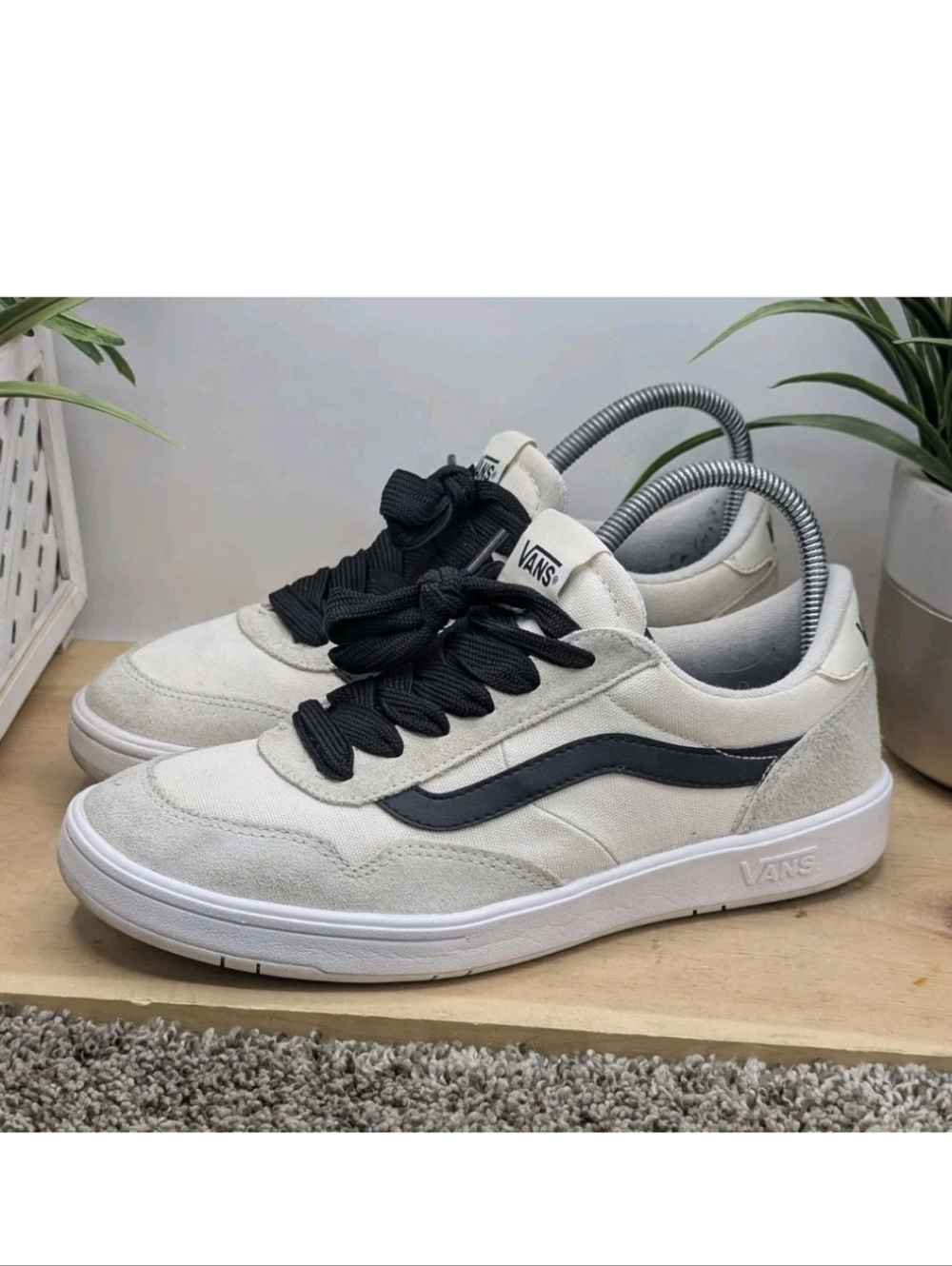Vans Cruz Too Comfycush Gray Suede Mens 8.5 Women's 10 Casual Comfort Shoes - Picture 2 of 9